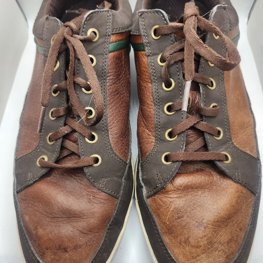 FootJoy 54275 FJ Contour‎ Casual Brown Leather Lace-Up Golf Shoes Men's US 11 W9